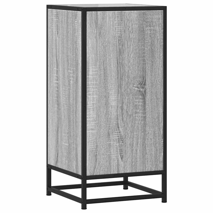 Dulap, gri sonoma, 35,5x35x76 cm, lemn prelucrat și metal - WALTI WALTI