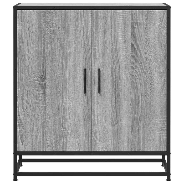 Dulap, gri sonoma, 68x35x76 cm, lemn prelucrat și metal - WALTI WALTI
