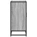 Dulap, gri sonoma, 68x35x76 cm, lemn prelucrat și metal - WALTI WALTI