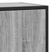 Dulap, gri sonoma, 68x35x76 cm, lemn prelucrat și metal - WALTI WALTI
