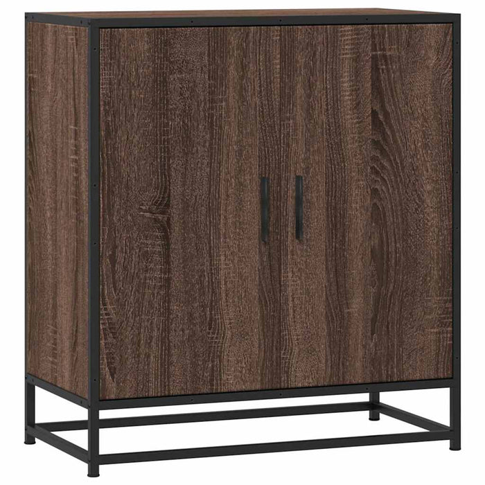 Dulap, stejar maro, 68x35x76 cm, lemn prelucrat și metal - WALTI WALTI