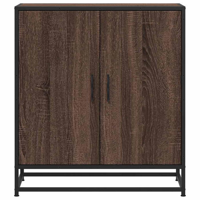 Dulap, stejar maro, 68x35x76 cm, lemn prelucrat și metal - WALTI WALTI