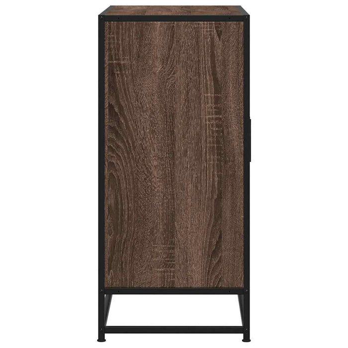 Dulap, stejar maro, 68x35x76 cm, lemn prelucrat și metal - WALTI WALTI