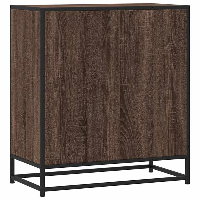 Dulap, stejar maro, 68x35x76 cm, lemn prelucrat și metal - WALTI WALTI