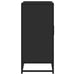 Dulap, negru, 68x35x76 cm, lemn prelucrat și metal - WALTI WALTI