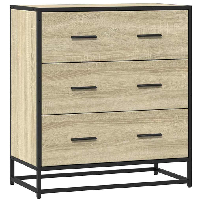 Dulap, stejar sonoma, 68x35x76 cm, lemn prelucrat și metal - WALTI WALTI