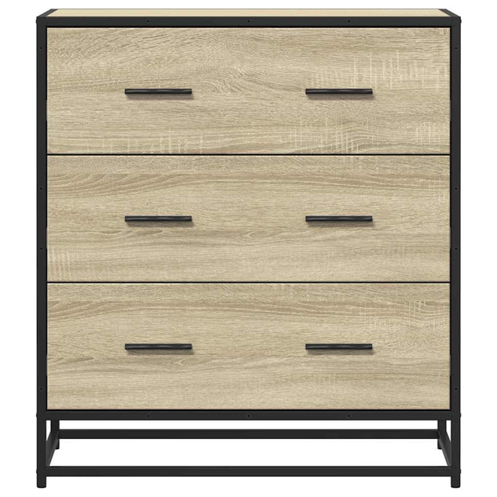 Dulap, stejar sonoma, 68x35x76 cm, lemn prelucrat și metal - WALTI WALTI