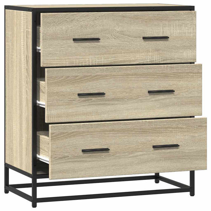 Dulap, stejar sonoma, 68x35x76 cm, lemn prelucrat și metal - WALTI WALTI