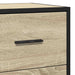 Dulap, stejar sonoma, 68x35x76 cm, lemn prelucrat și metal - WALTI WALTI