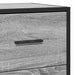 Dulap, gri sonoma, 68x35x76 cm, lemn prelucrat și metal - WALTI WALTI