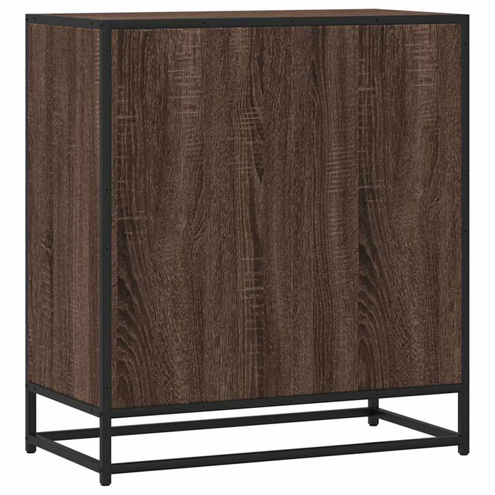 Dulap, stejar maro, 68x35x76 cm, lemn prelucrat și metal - WALTI WALTI