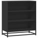 Dulap, negru, 68x35x76 cm, lemn prelucrat și metal - WALTI WALTI