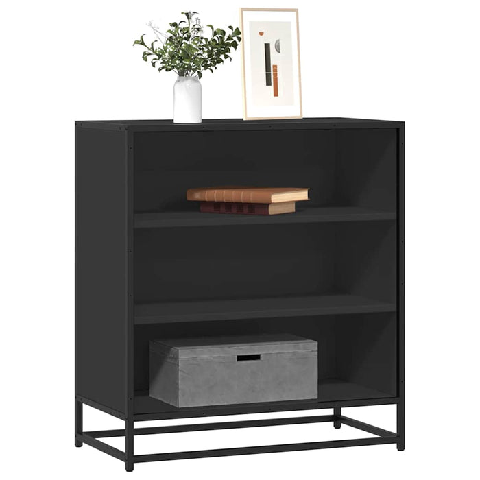 Dulap, negru, 68x35x76 cm, lemn prelucrat și metal - WALTI WALTI