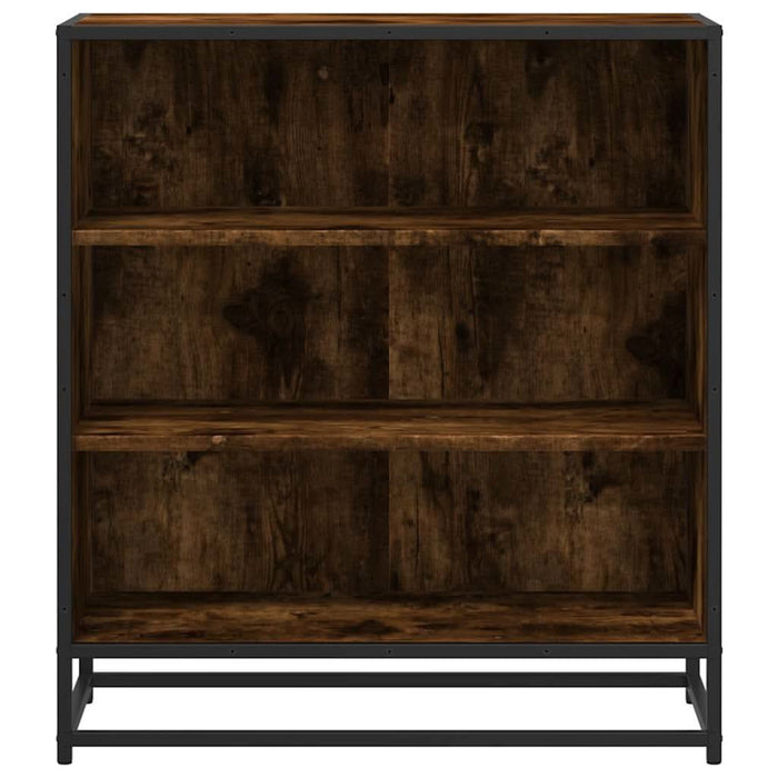 Dulap, stejar fumuriu, 68x35x76 cm, lemn prelucrat și metal - WALTI WALTI