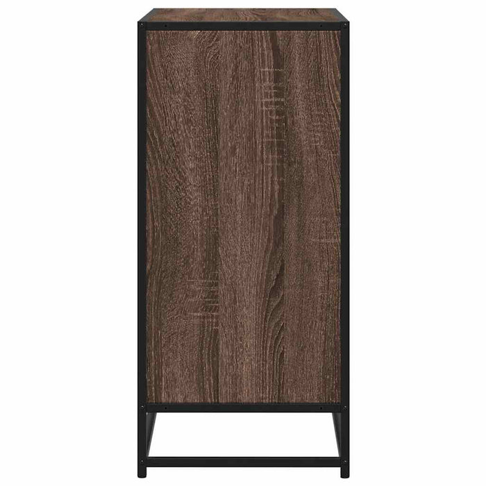 Dulap, stejar maro, 68x35x76 cm, lemn prelucrat și metal - WALTI WALTI