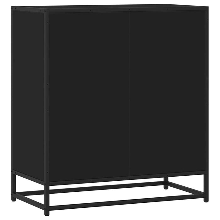 Bufetă neagră 68x35x76 cm lemn prelucrat WALTI