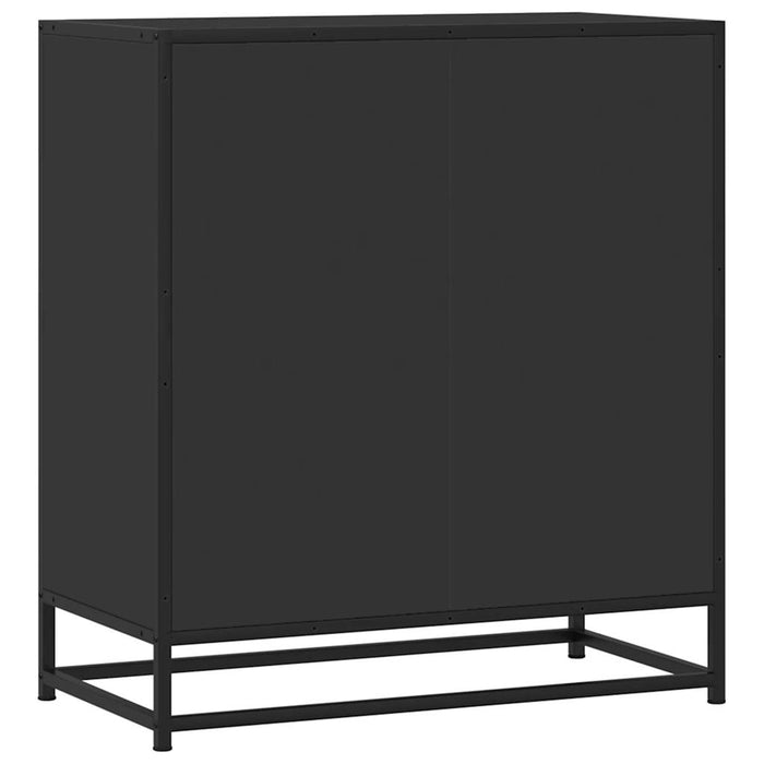 Bufetă neagră 68x35x76 cm lemn prelucrat WALTI