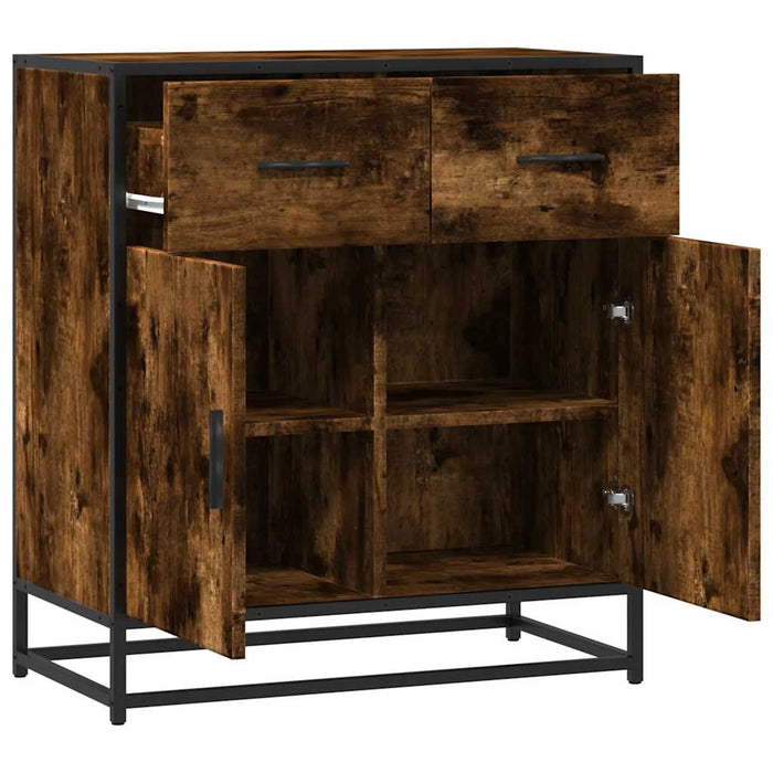Bufetă Stejar afumat 68x35x76 cm Lemn prelucrat WALTI