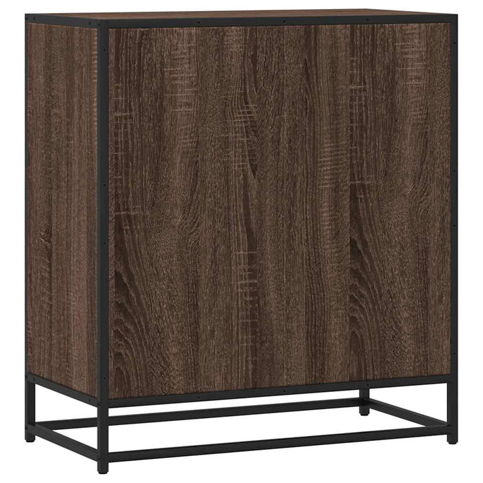 Dulap, stejar maro, 68x35x76 cm, lemn prelucrat și metal - WALTI WALTI