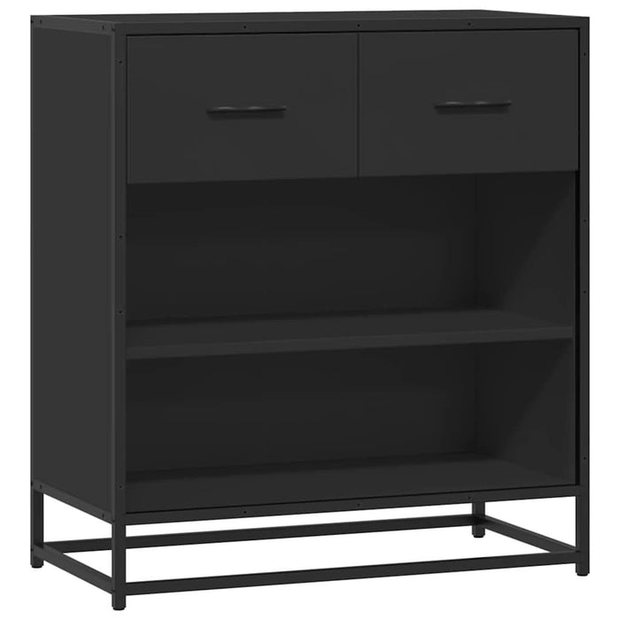 Bufetă neagră 68x35x76 cm lemn prelucrat - WALTI WALTI