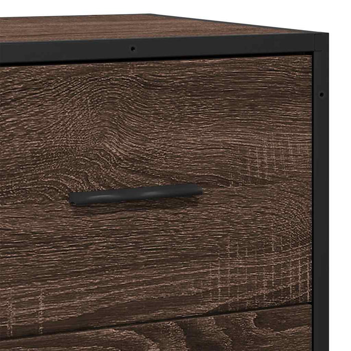 Bufetă Stejar maro 68x35x76 cm Lemn prelucrat - WALTI WALTI