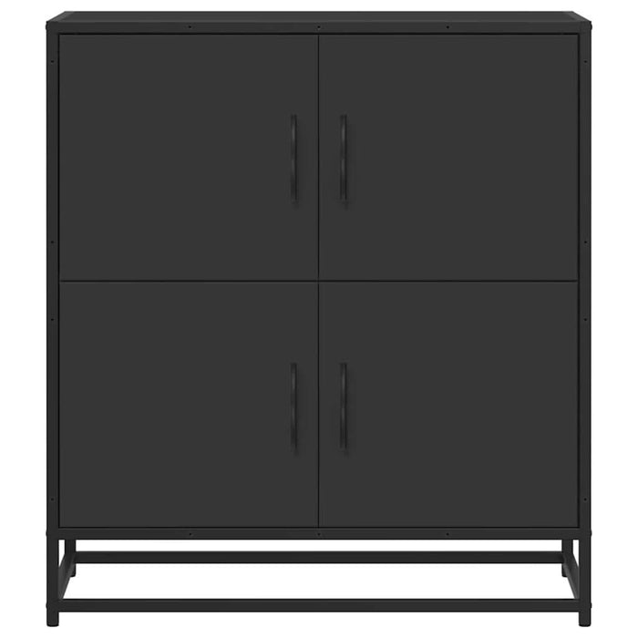 Bufetă neagră 68x35x76 cm lemn prelucrat - WALTI WALTI