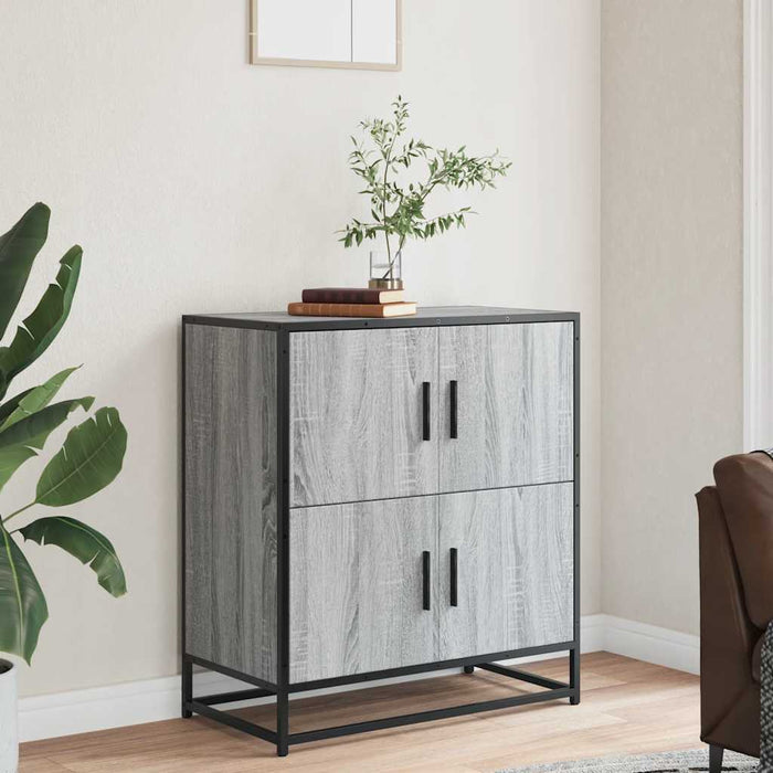 Bufetă gri Sonoma 68x35x76 cm din lemn prelucrat - WALTI WALTI