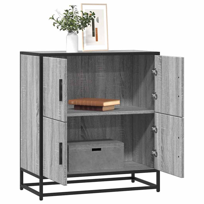 Bufetă gri Sonoma 68x35x76 cm din lemn prelucrat - WALTI WALTI