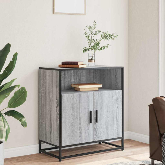 Bufetă gri Sonoma 68x35x76 cm din lemn prelucrat - WALTI WALTI
