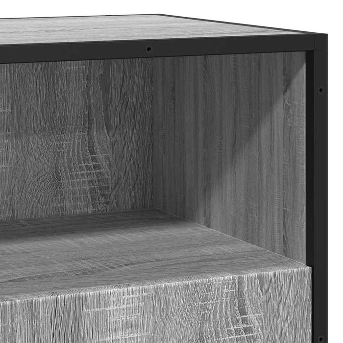 Bufetă gri Sonoma 68x35x76 cm din lemn prelucrat - WALTI WALTI