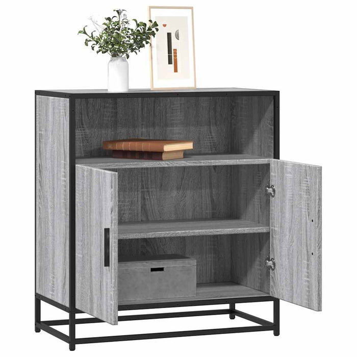 Bufetă gri Sonoma 68x35x76 cm din lemn prelucrat - WALTI WALTI