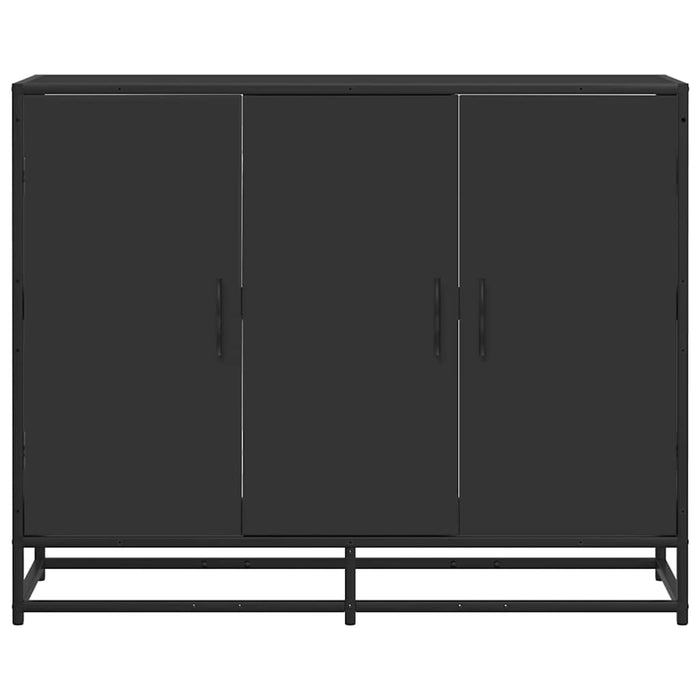 Servantă, negru, 94x35x76 cm, lemn prelucrat WALTI
