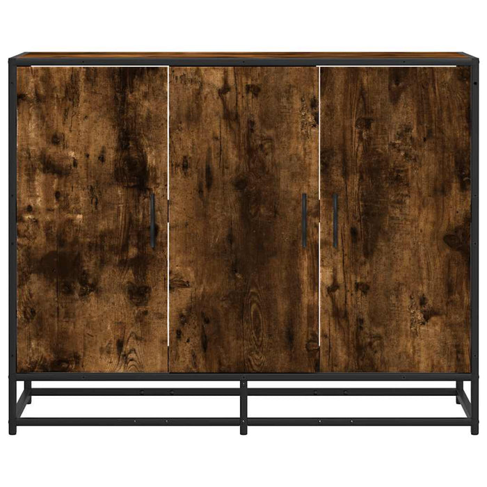 Dulap, stejar fumuriu, 94x35x76 cm, lemn prelucrat - WALTI WALTI
