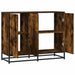 Dulap, stejar fumuriu, 94x35x76 cm, lemn prelucrat - WALTI WALTI