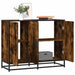 Dulap, stejar fumuriu, 94x35x76 cm, lemn prelucrat - WALTI WALTI