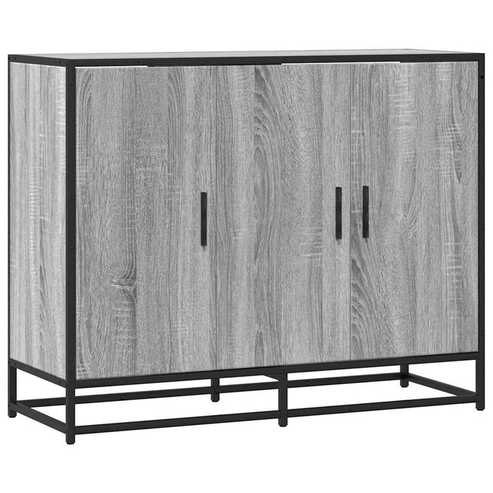 Dulap, gri sonoma, 94x35x76 cm, lemn prelucrat - WALTI WALTI
