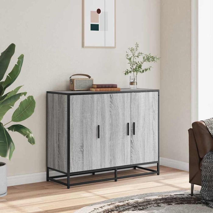 Dulap, gri sonoma, 94x35x76 cm, lemn prelucrat - WALTI WALTI