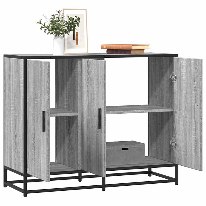Dulap, gri sonoma, 94x35x76 cm, lemn prelucrat - WALTI WALTI
