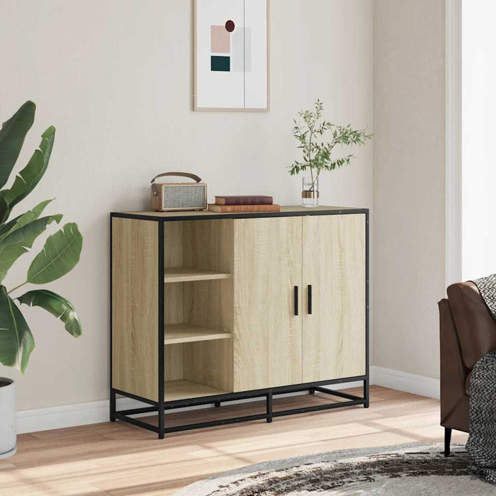 Dulap, stejar sonoma, 92x35x76 cm, lemn prelucrat - WALTI WALTI