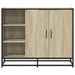 Dulap, stejar sonoma, 92x35x76 cm, lemn prelucrat - WALTI WALTI