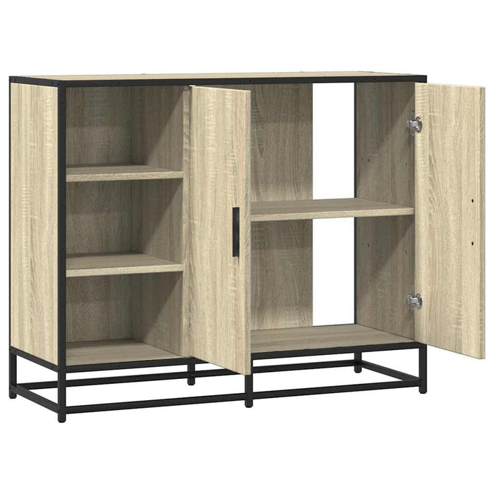 Dulap, stejar sonoma, 92x35x76 cm, lemn prelucrat - WALTI WALTI