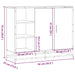Dulap, stejar sonoma, 92x35x76 cm, lemn prelucrat - WALTI WALTI