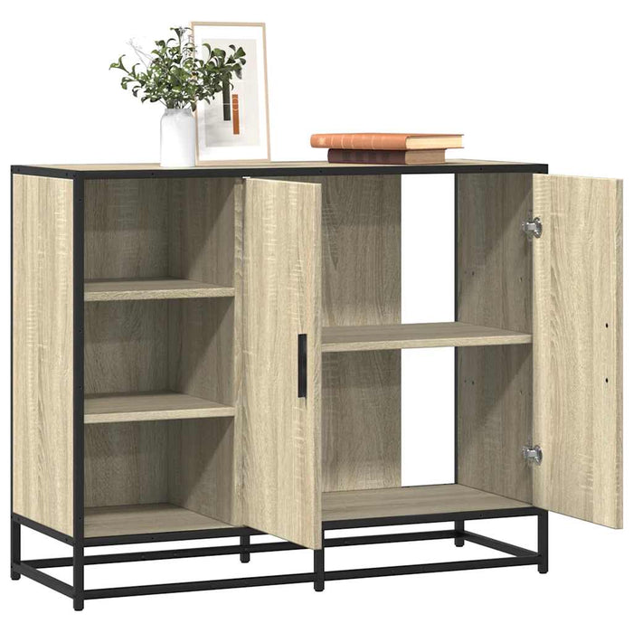 Dulap, stejar sonoma, 92x35x76 cm, lemn prelucrat - WALTI WALTI