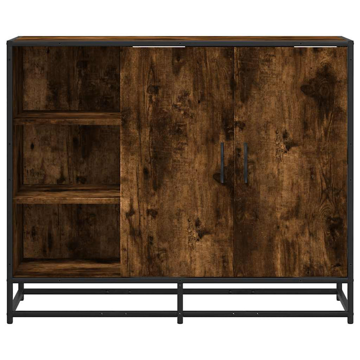 Servantă, stejar fumuriu, 92x35x76 cm, lemn compozit - WALTI WALTI