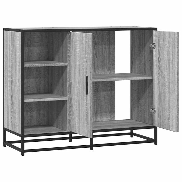 Dulap, gri sonoma, 92x35x76 cm, lemn prelucrat - WALTI WALTI