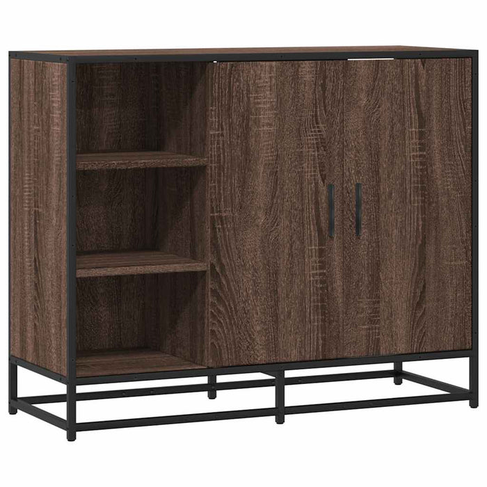Dulap, stejar maro, 92x35x76 cm, lemn prelucrat - WALTI WALTI