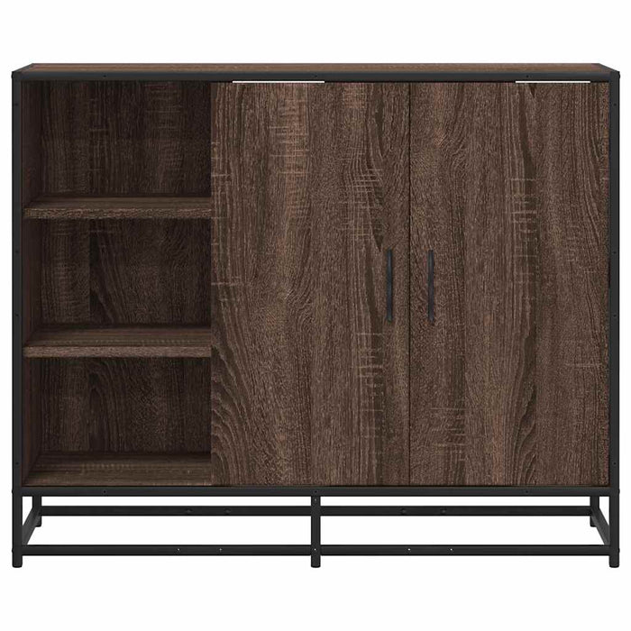 Dulap, stejar maro, 92x35x76 cm, lemn prelucrat - WALTI WALTI