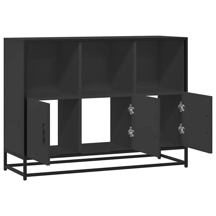 Dulap, negru, 100x35x76 cm, lemn prelucrat - WALTI WALTI
