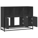 Dulap, negru, 100x35x76 cm, lemn prelucrat - WALTI WALTI