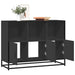 Dulap, negru, 100x35x76 cm, lemn prelucrat - WALTI WALTI
